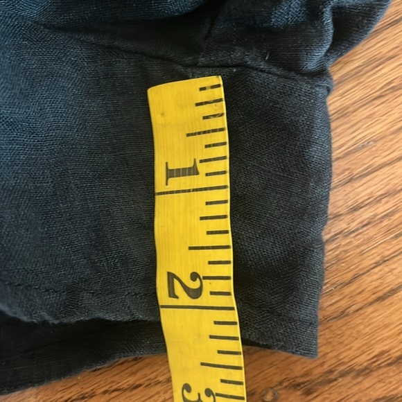 Unsubscribed Black Linen Hot Short Size 8 - Picture 9 of 11